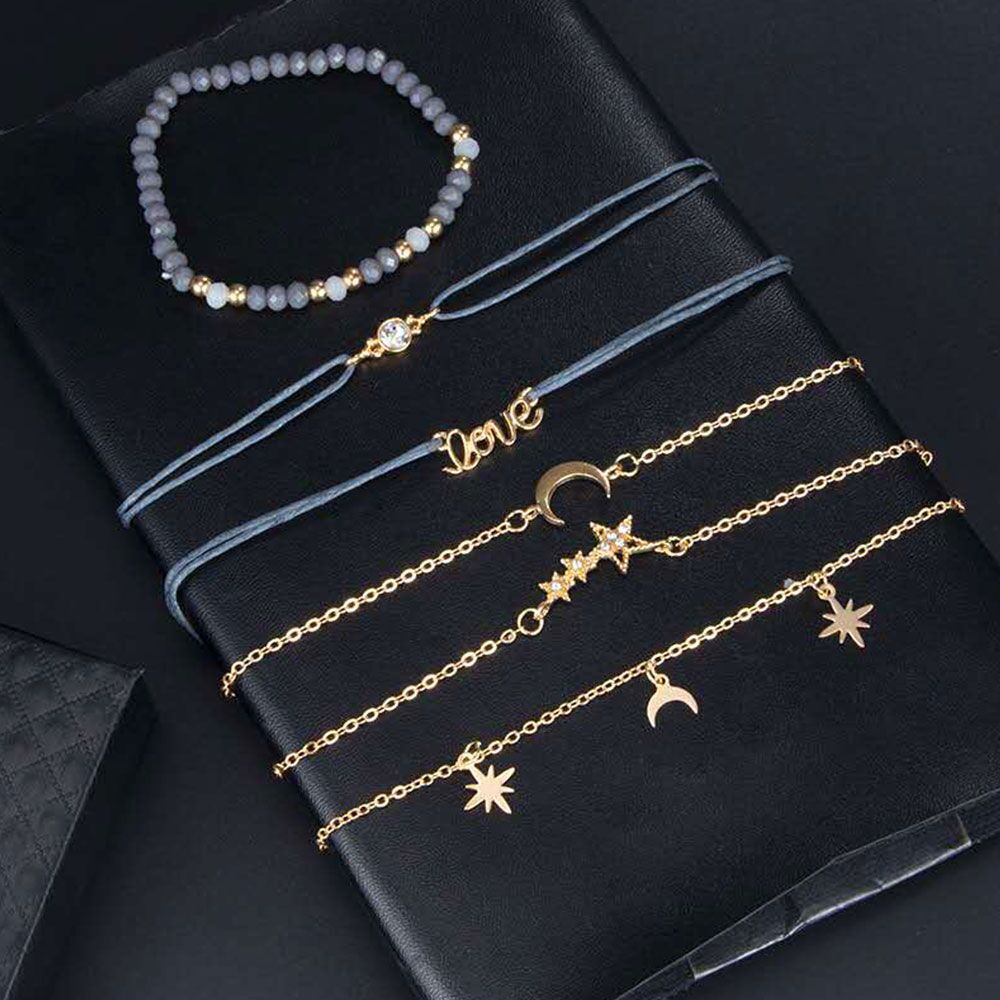 Starry Nigh Six-Piece Bracelet Set