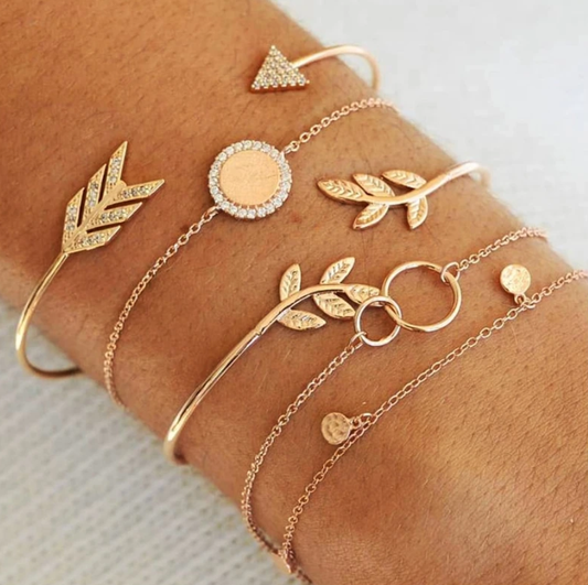 Bohemian Dreams Five Piece Bracelet Set