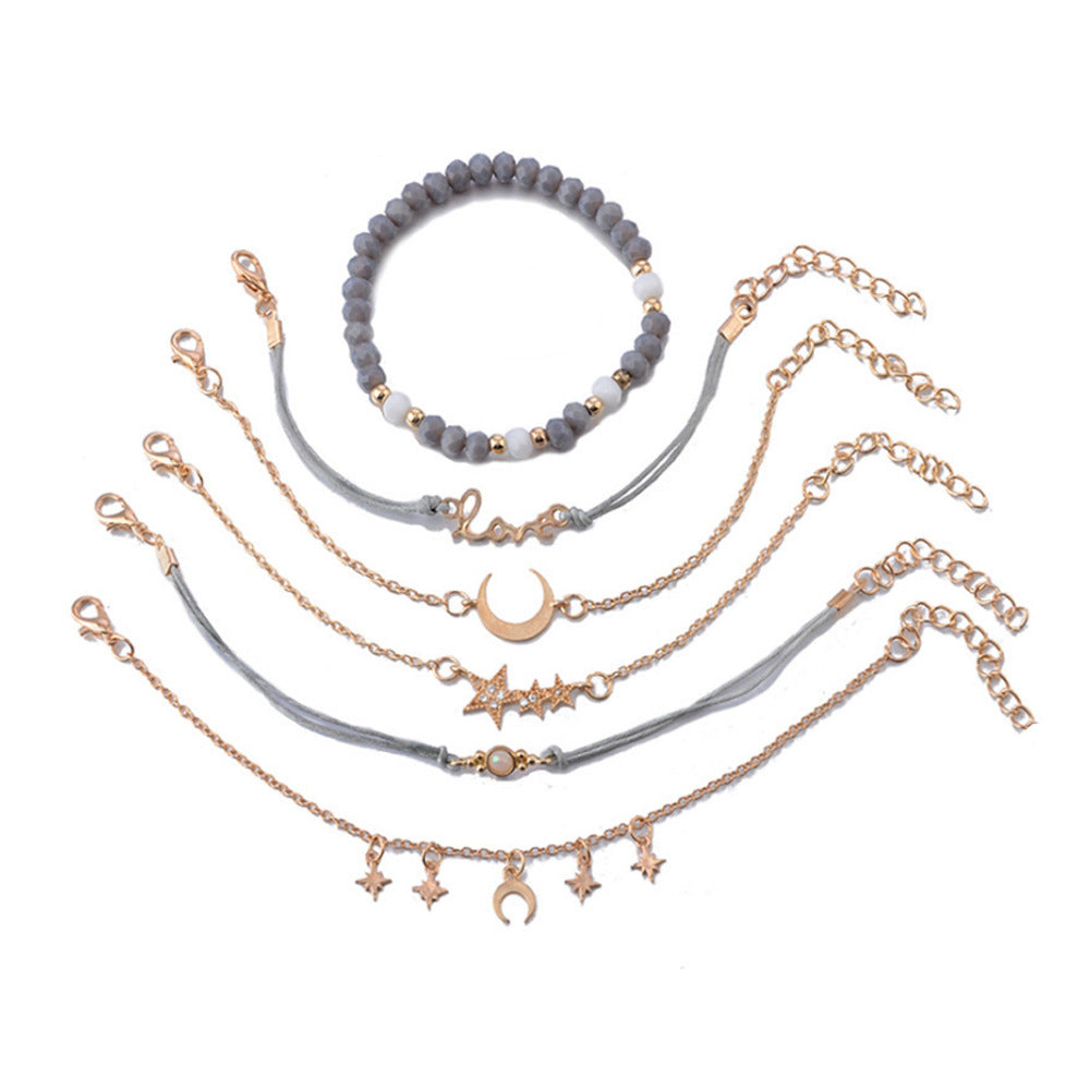 Starry Nigh Six-Piece Bracelet Set